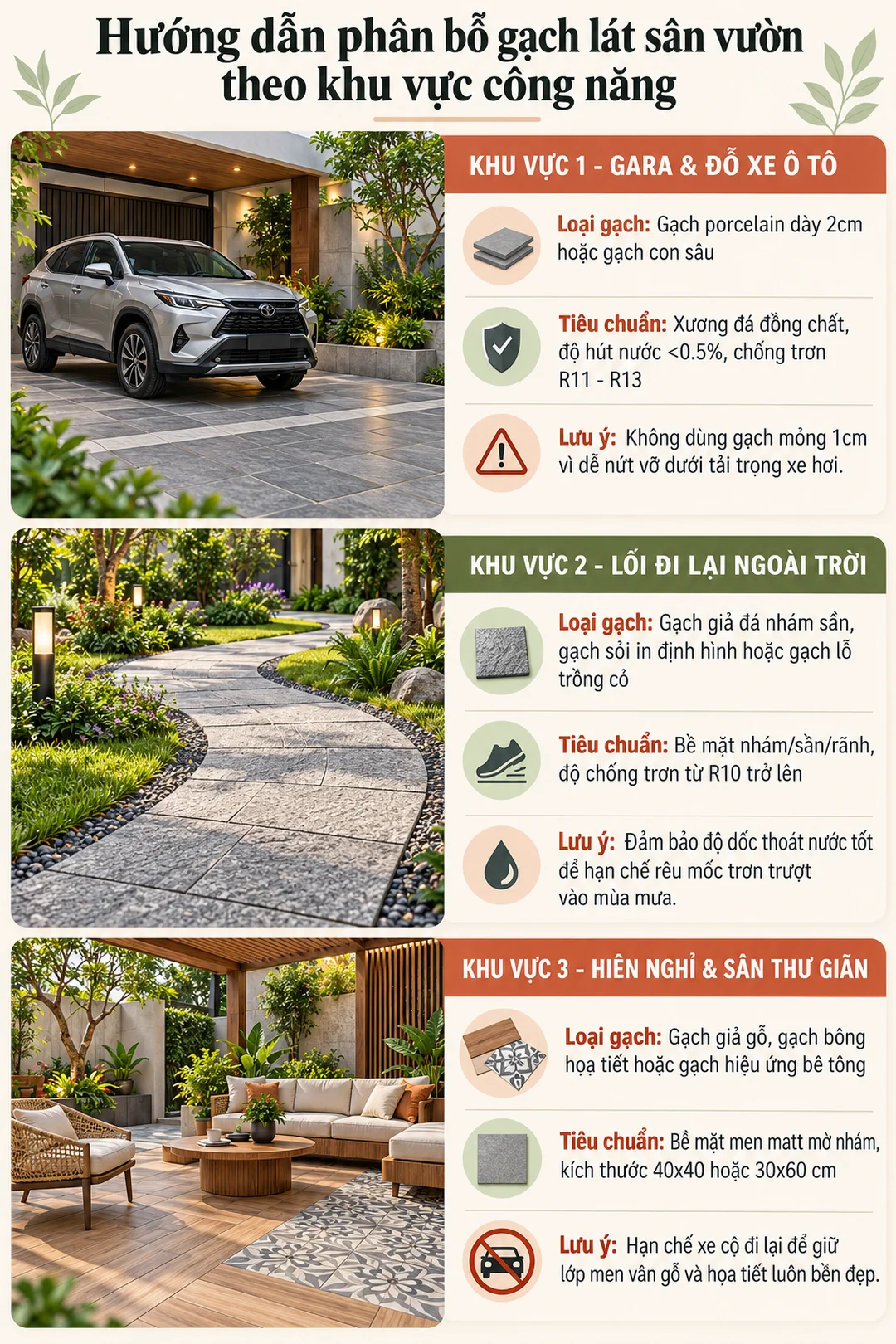 gạch lát sân vườn